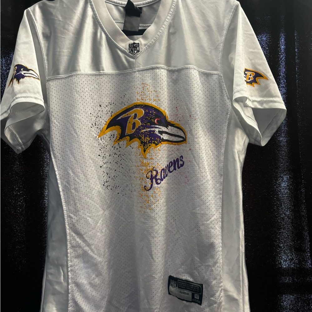 NFL White and Yellow Jersey with Striking Animal Graphic